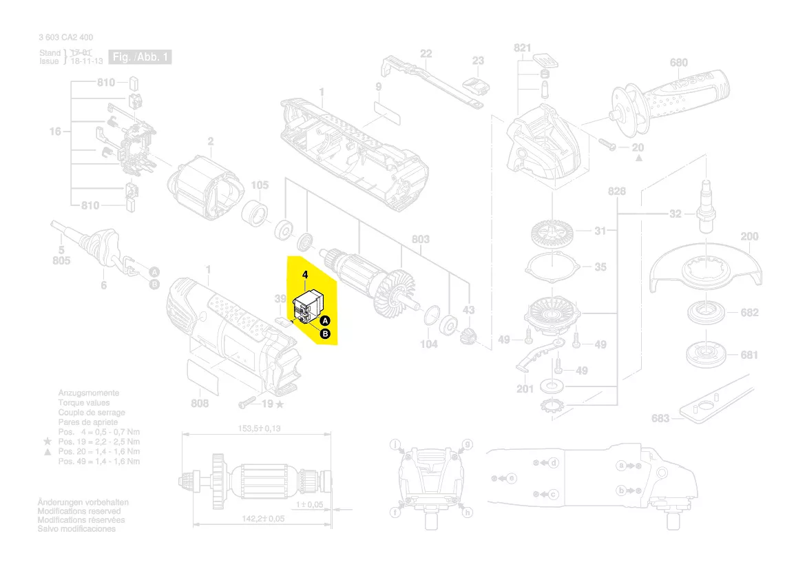 Interrupteur réf. 2 607 200 673 Bosch